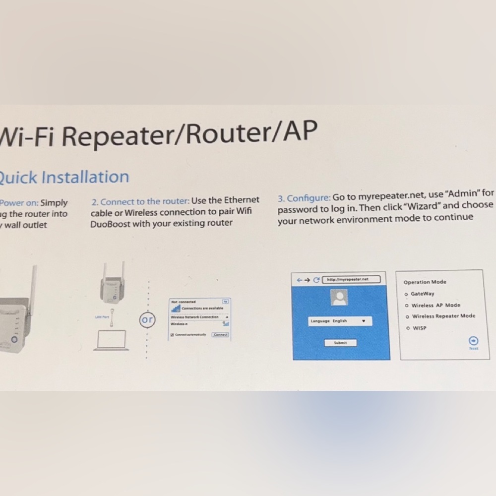 New In Box, WiFi DuoBoost, Repeater/Router/AP - Picture 6 of 6